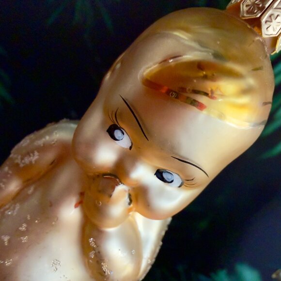 Christopher Radko Retired 'BABYKINS' Kewpie Doll Glass Ornament 1996 - Picture 2 of 6